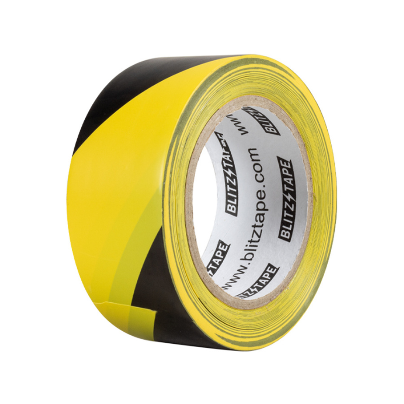 Cinta de marcaje negro y amarillo